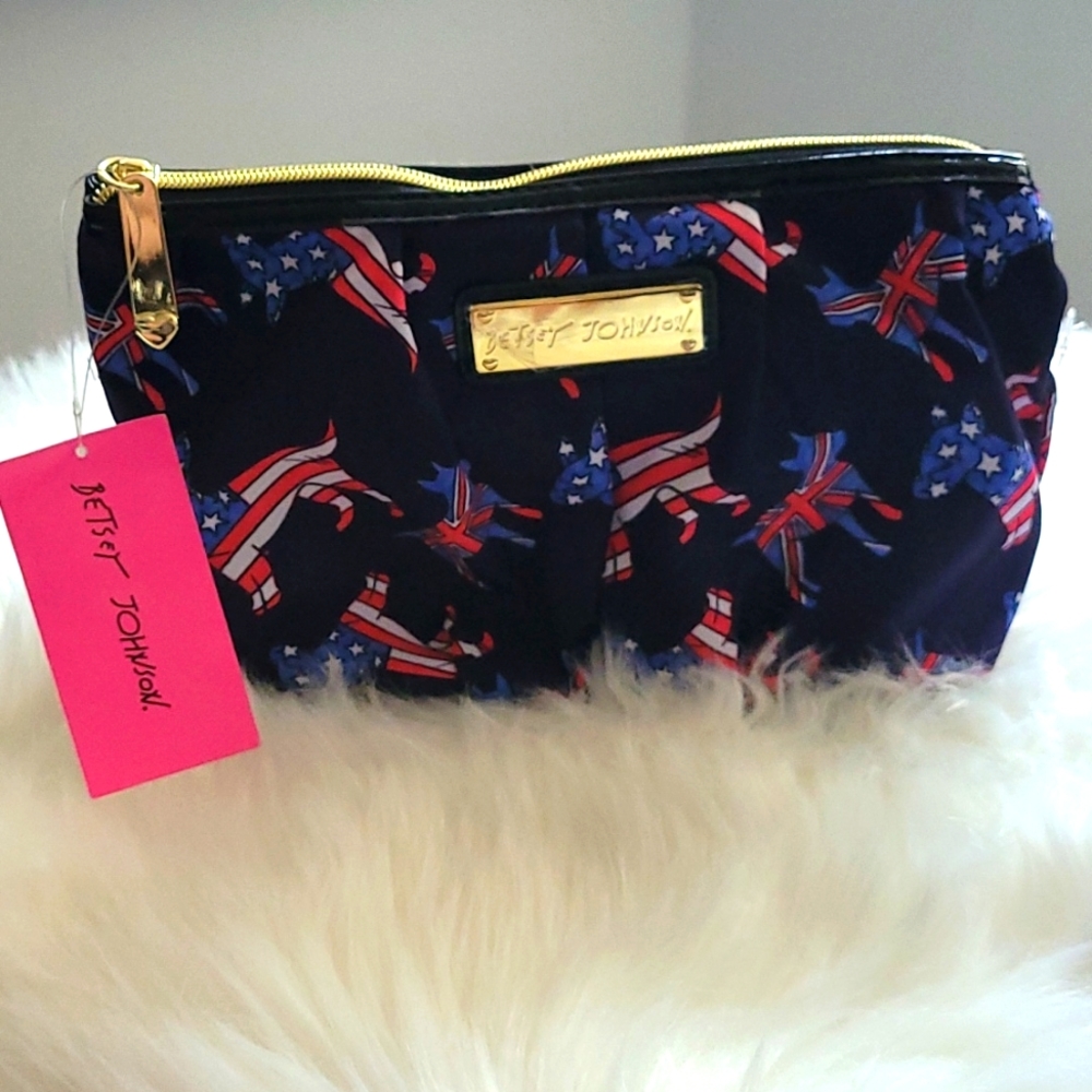Betsey Johnson cosmetic bag